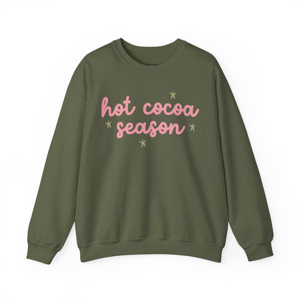 Hot Cocoa Season Christmas Winter Unisex Heavy Blend Crewneck Sweatshirt