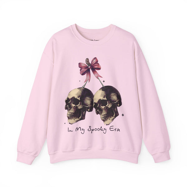 In My Spooky Era Halloween Skulls Bows Unisex Heavy Blend Crewneck Sweatshirt