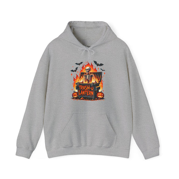 Trash O Lantern Skeleton Halloween Unisex Heavy Blend Hooded Sweatshirt