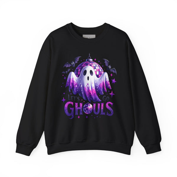 Let’s Go Ghouls Disco Ghost Halloween Unisex Heavy Blend Crewneck Sweatshirt