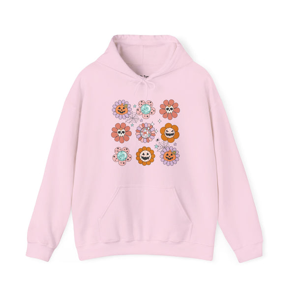 Halloween Flowers Unisex Heavy Blend Hooded Sweatshirt