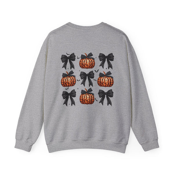 Pumpkin Halloween Bows Unisex Heavy Blend Crewneck Sweatshirt