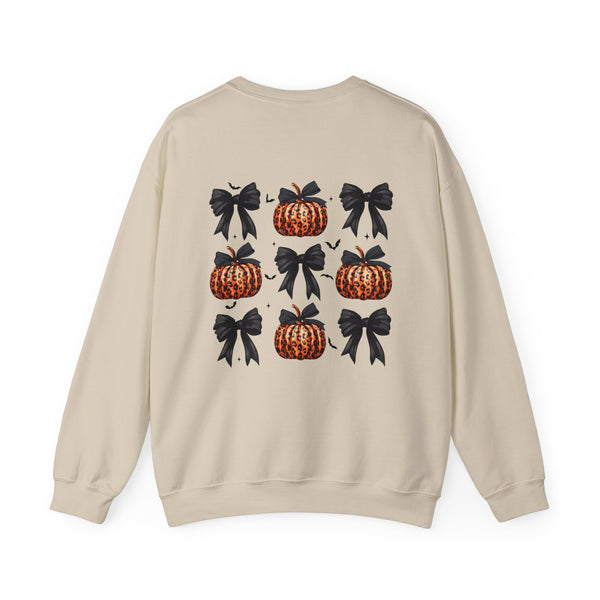 Pumpkin Halloween Bows Unisex Heavy Blend Crewneck Sweatshirt