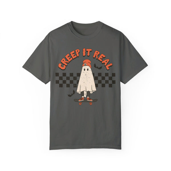 Creep It Real Skater Checker Comfort Colors Unisex Garment-Dyed T-shirt