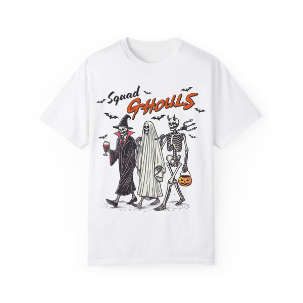 Squad Ghouls Halloween Comfort Colors Unisex Garment-Dyed T-shirt