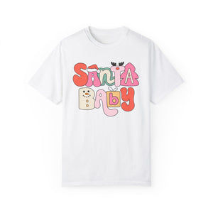 Santa Baby Retro Christmas Comfort Colors Unisex Garment-Dyed T-shirt