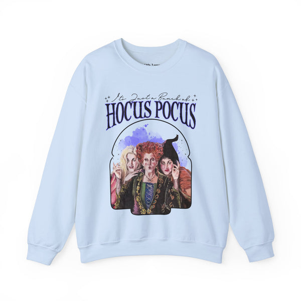 It’s Just a Bunch of Hocus Pocus Halloween Unisex Heavy Blend Crewneck Sweatshirt