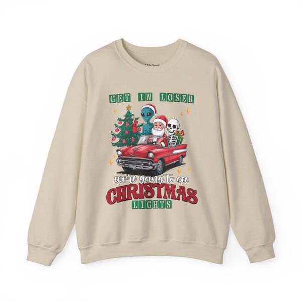 Get In, We’re Going to See Christmas Lights Unisex Heavy Blend Crewneck Sweatshirt