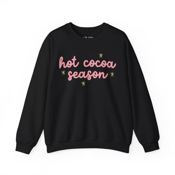 Hot Cocoa Season Christmas Winter Unisex Heavy Blend Crewneck Sweatshirt