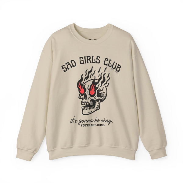 Sad Girls Club Mental Health Unisex Heavy Blend Crewneck Sweatshirt