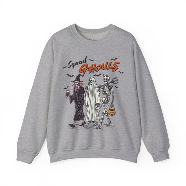 Squad Ghouls Halloween Unisex Heavy Blend Crewneck Sweatshirt