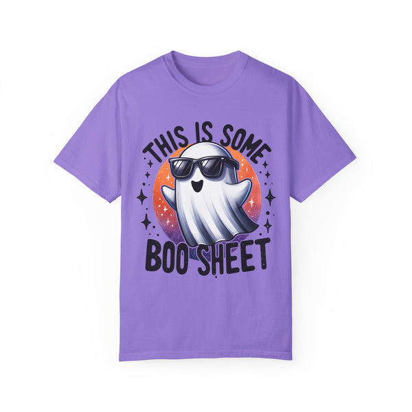 This is Some Boo Sheet Ghost Halloween Comfort Colors Unisex Garment-Dyed T-shirt