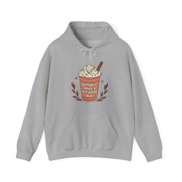 Pumpkin Spice and Everything Nice Fall Unisex Heavy Blend Hooded Sweatshirt