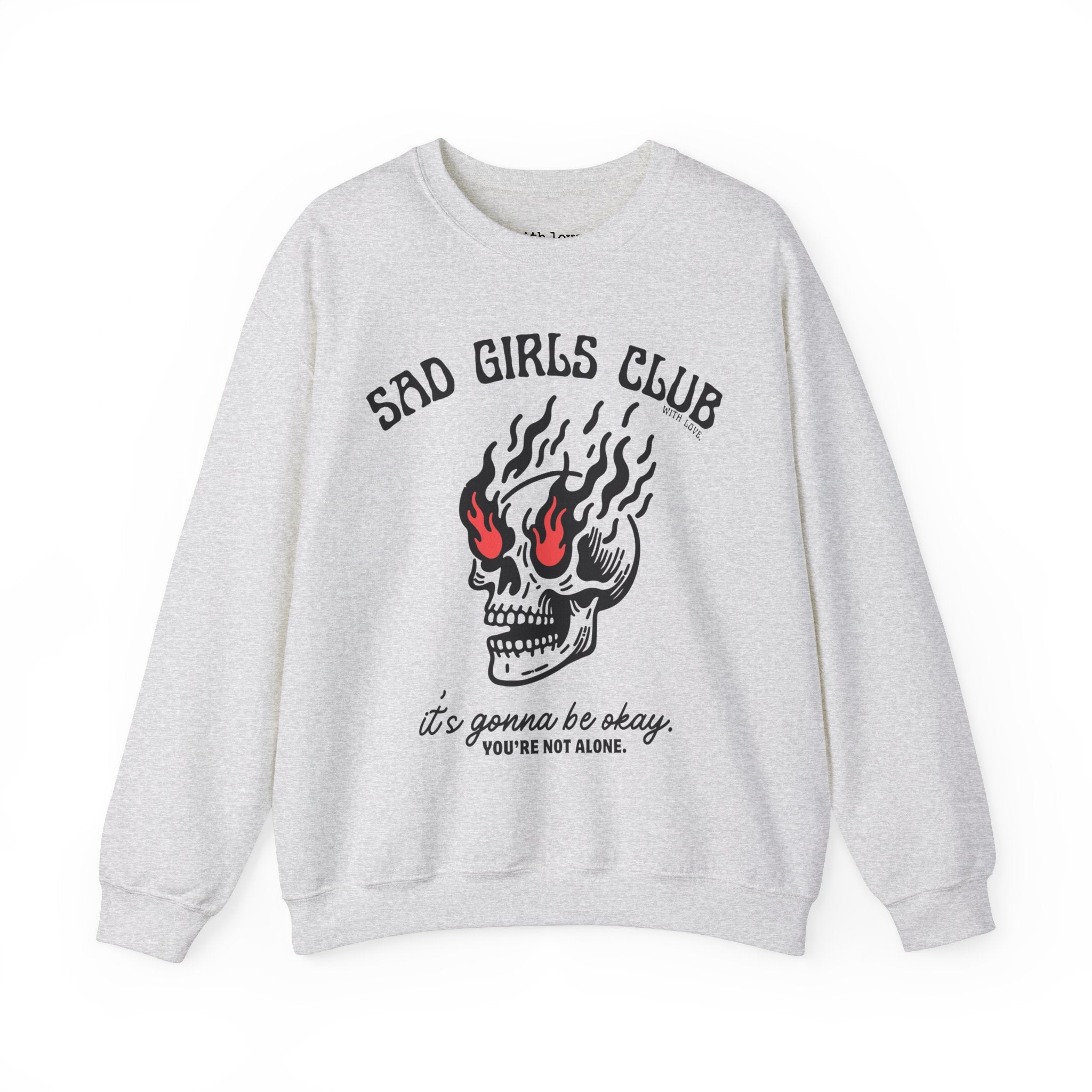 Sad Girls Club Mental Health Unisex Heavy Blend Crewneck Sweatshirt