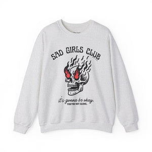 Sad Girls Club Mental Health Unisex Heavy Blend Crewneck Sweatshirt