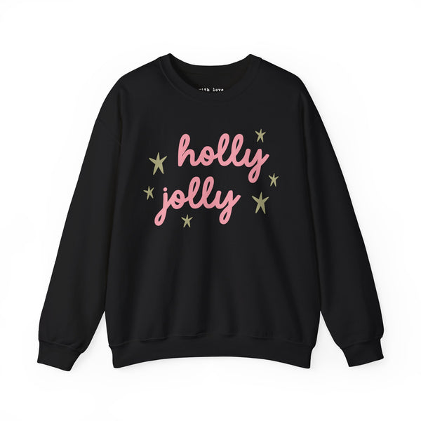 Holly Jolly Christmas Unisex Heavy Blend Crewneck Sweatshirt