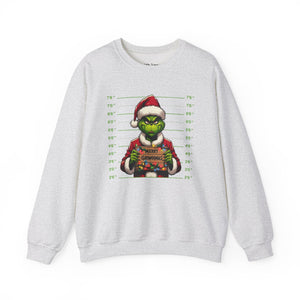 Christmas Mugshot Unisex Heavy Blend Crewneck Sweatshirt