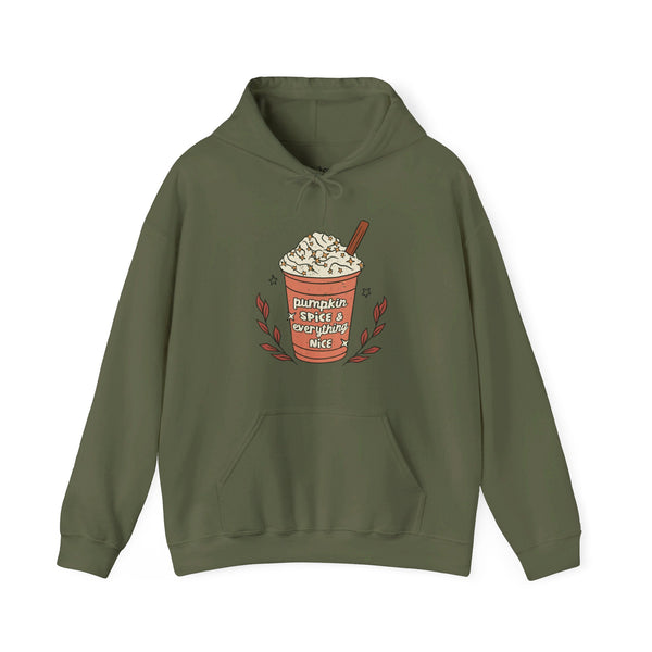 Pumpkin Spice and Everything Nice Fall Unisex Heavy Blend Hooded Sweatshirt