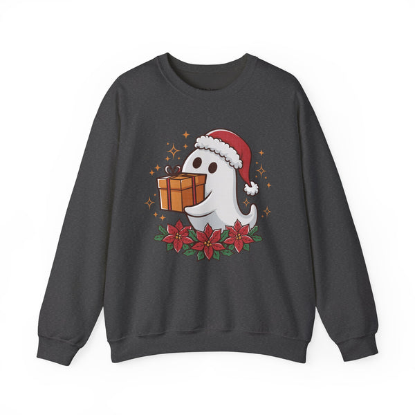 Christmas Ghost Unisex Heavy Blend Crewneck Sweatshirt