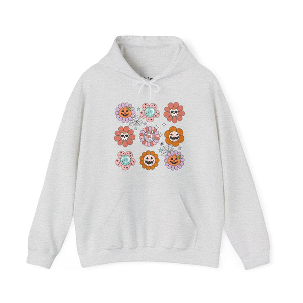 Halloween Flowers Unisex Heavy Blend Hooded Sweatshirt