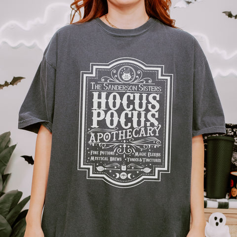 Hocus Pocus Apothecary Halloween Comfort Colors Unisex Garment-Dyed T-shirt