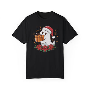 Christmas Ghost Comfort Colors Unisex Garment-Dyed T-shirt