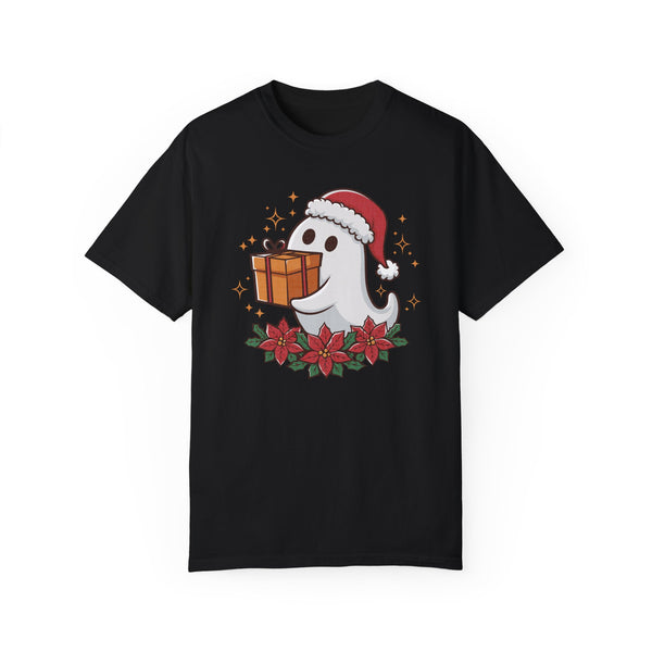 Christmas Ghost Comfort Colors Unisex Garment-Dyed T-shirt