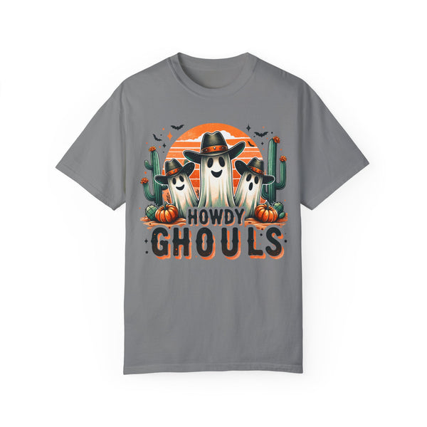 Howdy Ghouls Western Halloween Comfort Colors Unisex Garment-Dyed T-shirt