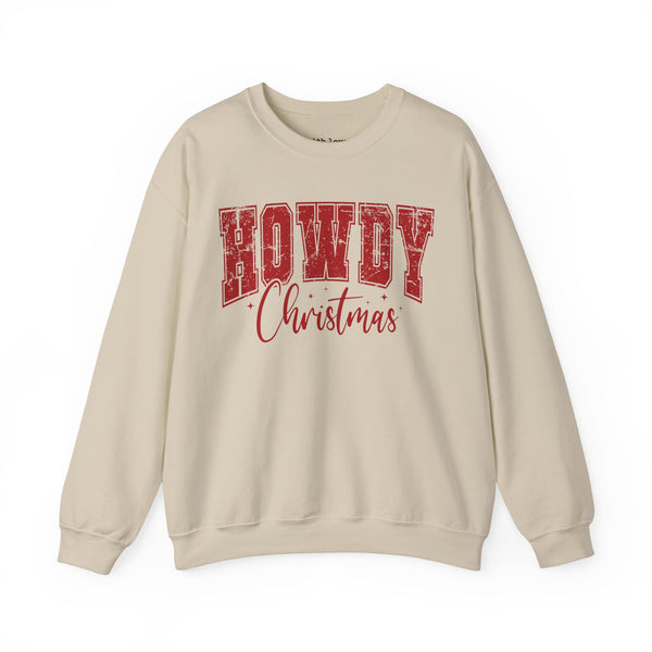 Howdy Christmas Unisex Heavy Blend Crewneck Sweatshirt