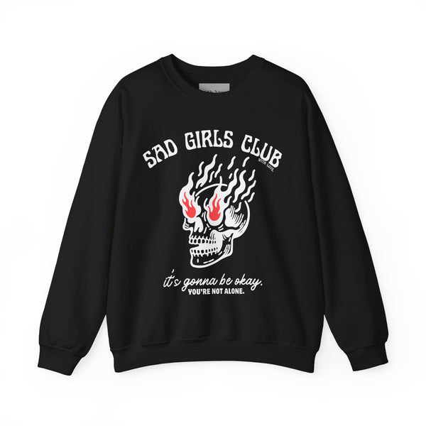 Sad Girls Club Mental Health Unisex Heavy Blend Crewneck Sweatshirt