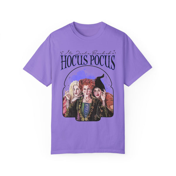 It’s Just a Bunch of Hocus Pocus Halloween Comfort Colors Unisex Garment-Dyed T-shirt