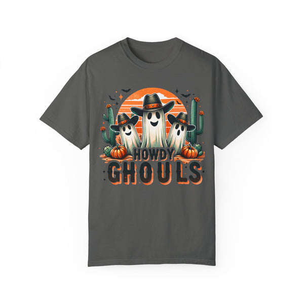 Howdy Ghouls Western Halloween Comfort Colors Unisex Garment-Dyed T-shirt