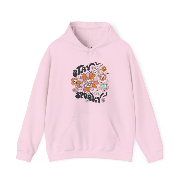 Stay Spooky Floral Halloween Unisex Heavy Blend Hooded Sweatshirt