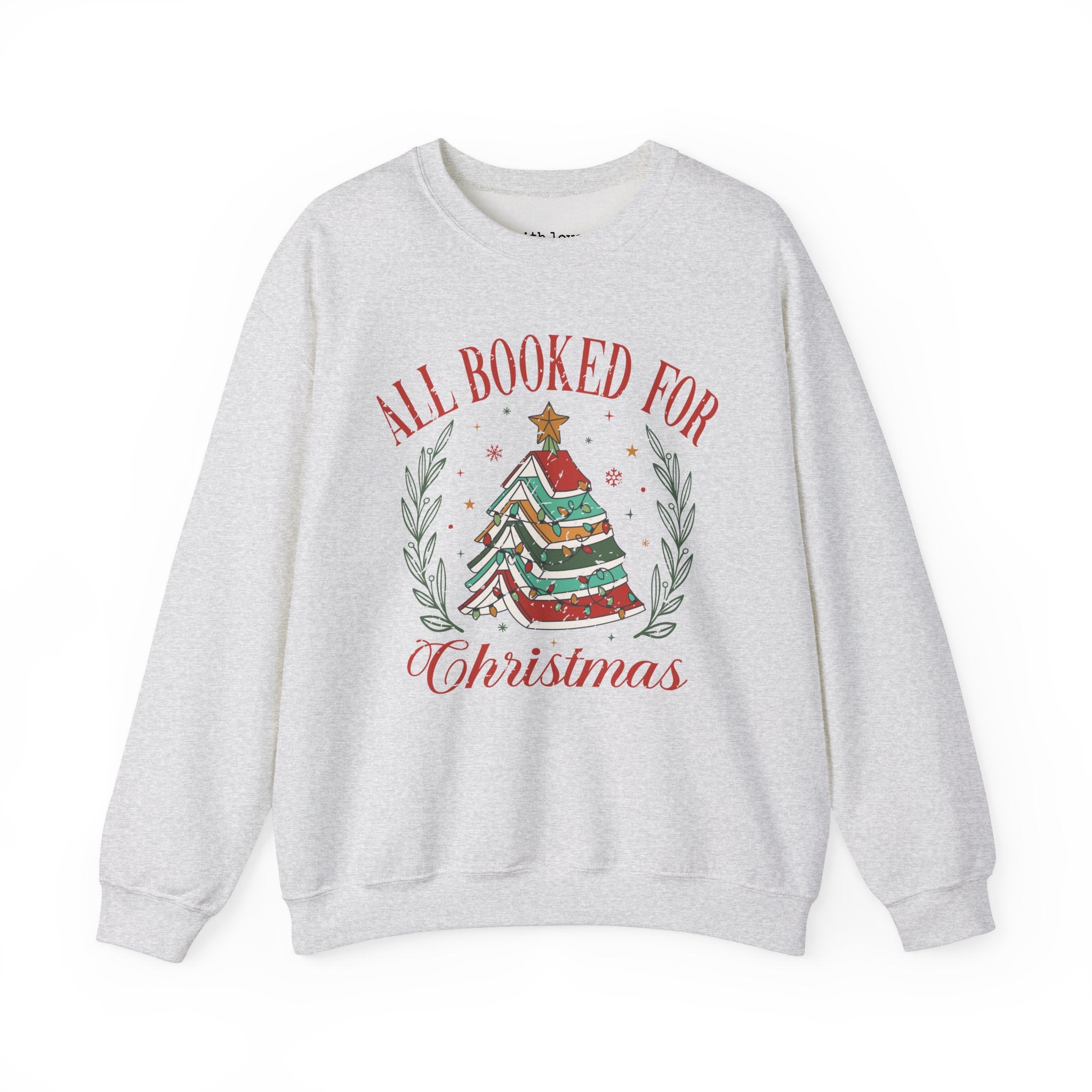 All Booked for Christmas Unisex Heavy Blend Crewneck Sweatshirt