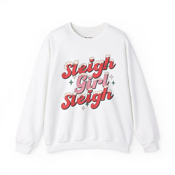 Sleigh Girl Sleigh Christmas Unisex Heavy Blend Crewneck Sweatshirt