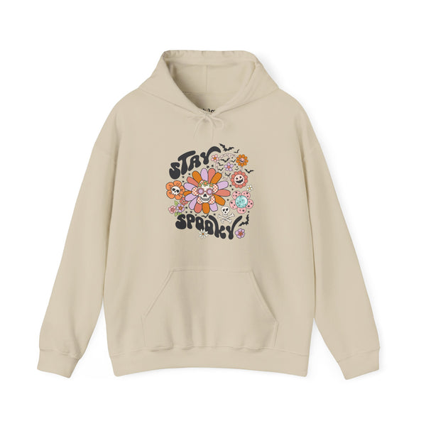 Stay Spooky Floral Halloween Unisex Heavy Blend Hooded Sweatshirt