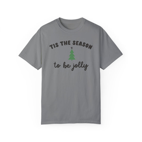 Tis the Season to Be Jolly Christmas Comfort Colors Unisex Garment-Dyed T-shirt