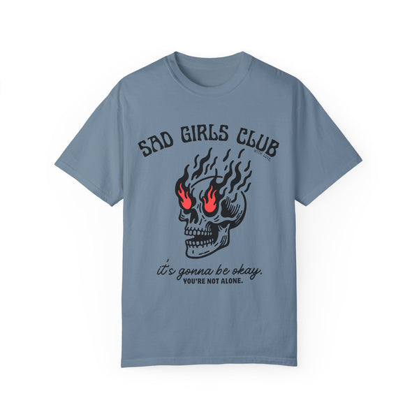 Sad Girls Club Mental Health Comfort Colors Unisex Garment-Dyed T-shirt