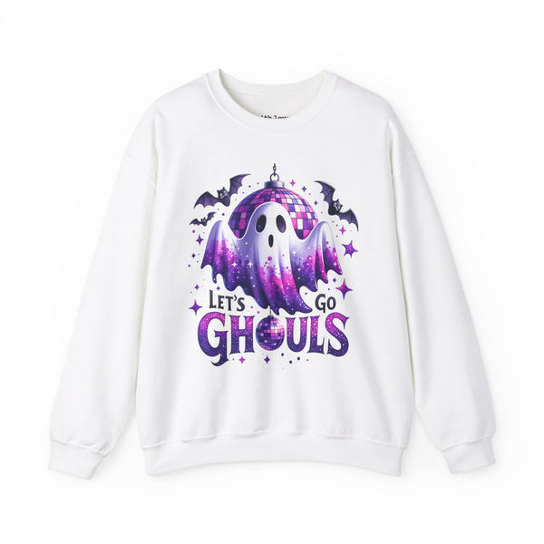 Let’s Go Ghouls Disco Ghost Halloween Unisex Heavy Blend Crewneck Sweatshirt