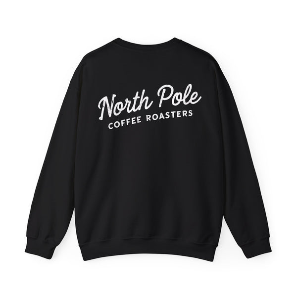 North Pole Coffee Roasters Christmas Skeleton Unisex Heavy Blend Crewneck Sweatshirt