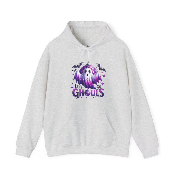 Let’s Go Ghouls Disco Ghost Halloween Unisex Heavy Blend Hooded Sweatshirt