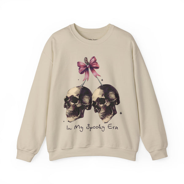 In My Spooky Era Halloween Skulls Bows Unisex Heavy Blend Crewneck Sweatshirt