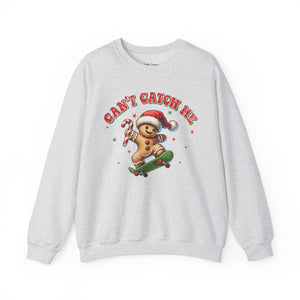 Can’t Catch Me Gingerbread Man Unisex Heavy Blend Crewneck Sweatshirt