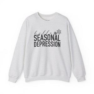 Hello Seasonal Depression Winter Mental Health Unisex Heavy Blend Crewneck Sweatshirt