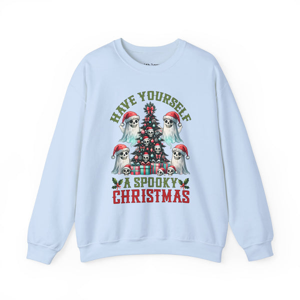 Have Yourself a Spooky Christmas Ghost Unisex Heavy Blend Crewneck Sweatshirt