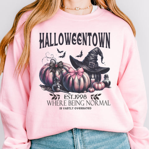 Halloween Town Vastly Overrated Pumpkins Unisex Heavy Blend Crewneck Sweatshirt