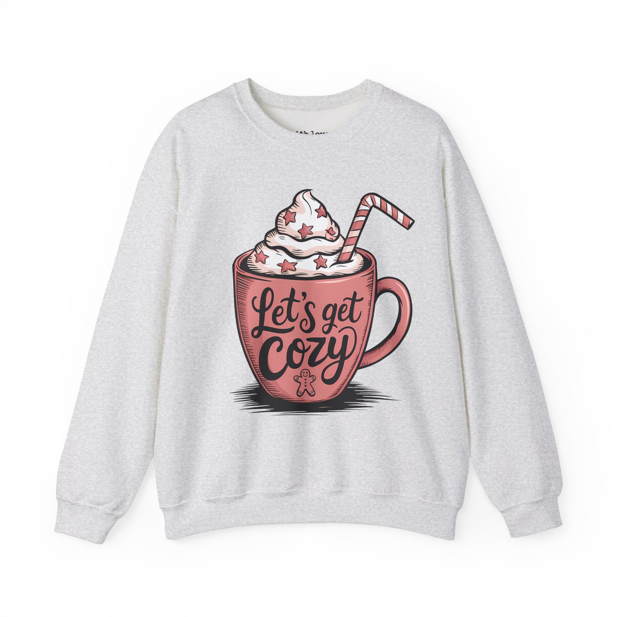 Let’s Get Cozy Holiday Christmas Unisex Heavy Blend Crewneck Sweatshirt