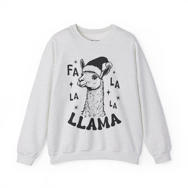 Fa La La Llama Christmas Unisex Heavy Blend Crewneck Sweatshirt