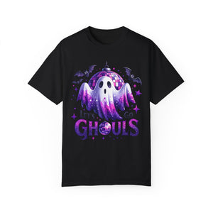 Let’s Go Ghouls Disco Ghost Halloween Comfort Colors Unisex Garment-Dyed T-shirt