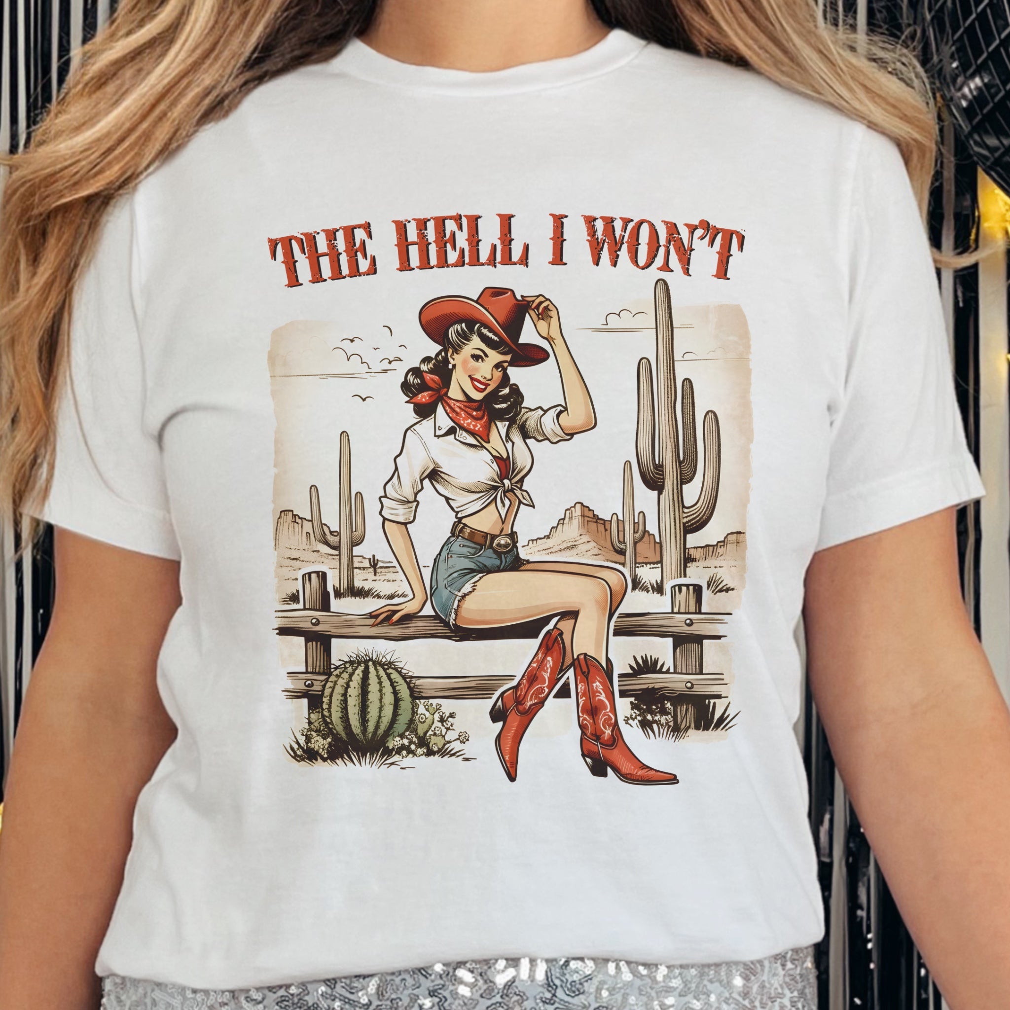 The Hell I Won’t Western Graphic Tee